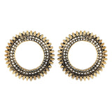 Generic Women's Brass Earrings (Golden, free Size)