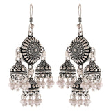 Generic Women's Brass Earrings (Silver, free Size)