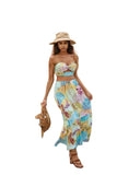 Womens 2pcs Long Skirt Set