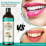 Coconut Oil Pulling (8 Fl.Oz) Alcohol Free Mouthwash Oil for Fresh