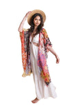 Boho Floral Patchwork Kimono