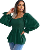Womens Loose Fit Chiffon Blouse