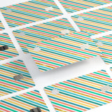 Tropical Summer Gold Striped v1 - Premium Protective Decal Skin-Kit
