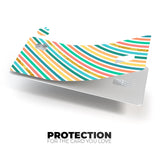 Tropical Summer Gold Striped v1 - Premium Protective Decal Skin-Kit