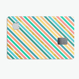 Tropical Summer Gold Striped v1 - Premium Protective Decal Skin-Kit