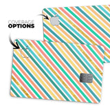 Tropical Summer Gold Striped v1 - Premium Protective Decal Skin-Kit