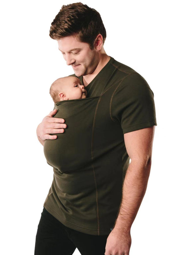 Men's Kangaroo Dad T-shirts Baby Carrier T-shirt