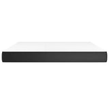 Pocket Spring Bed Mattress Black 72"x83.9"x7.9" California King Faux Leather