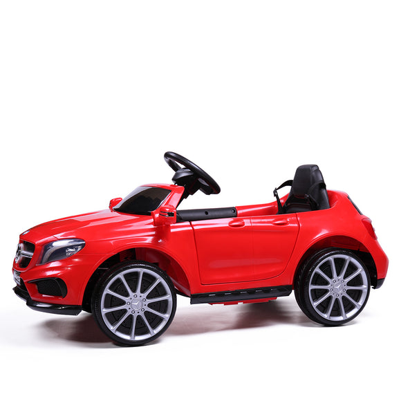 6V Licensed  Electric Vehicle, Kid Ride on Car with Parental Remote Control ,MP3 Player Headlights Opening Doors for Children 3-8, Red