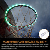 1pc LED Basketball Hoop Light; Remote Control Basketball Hoop LED Light; Change 16 Colors By Yourself; Waterproof; Outdoor Play At Night; Super Bright; Great Gift For Kids