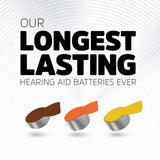 Energizer Hearing Aid Batteries Size 312, Brown Tab, 16 Pack