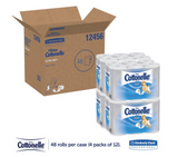 Cottonelle Ultra Soft Toilet Paper, 1-Ply, 165 Sheets/Roll, 48/Carton