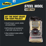 Rhodes American Steel Wool Super Fine Grade, 12 Pads
