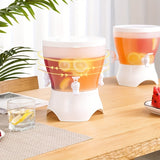 1pc; Beverage Dispenser (8.66''x10.6''); 1.3 Gallon Heavy Duty Drink Dispenser; Water Dispenser; For Parties; Wedding; Summer Drinkware; Kitchen Stuff; Home Kitchen Items; Birthday Gifts