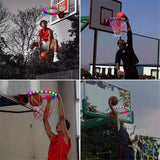 1pc LED Basketball Hoop Light; Remote Control Basketball Hoop LED Light; Change 16 Colors By Yourself; Waterproof; Outdoor Play At Night; Super Bright; Great Gift For Kids
