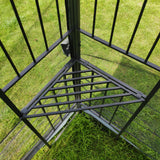 10x10 Outdoor Patio Gazebo Canopy Tent With Ventilated Double Roof And Mosquito net(Detachable Mesh Screen On All Sides); Suitable for Lawn; Garden; Backyard and Deck; Gray Top