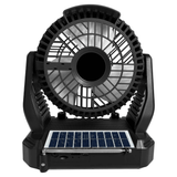 Supersonic Solar-Powered BT Speaker with FM Radio, LED Flashlight &