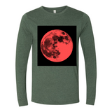Contemporary Moon Long Sleeve Men's Jersey Tee