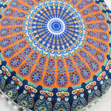 Indian Mandala Pillows Round Bohemian Cushion Cover