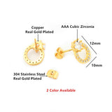 Luxury Micro Pave Clear AAA Cubic Zirconia Stone