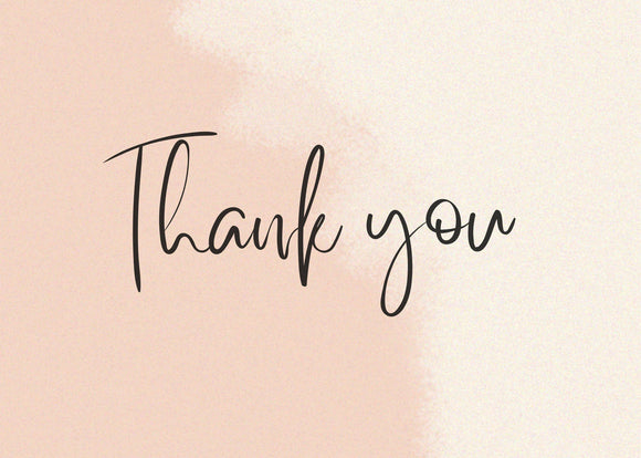 Thank you Card