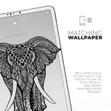 Sacred Ornate Elephant - Full Body Skin Decal for the Apple iPad Pro