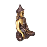 Brass Sitting Buddha in Meditation