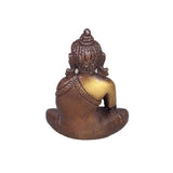 Brass Sitting Buddha in Meditation