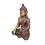 Brass Sitting Buddha in Meditation
