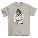 Cool karate gorilla t-shirt