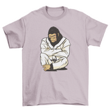 Cool karate gorilla t-shirt