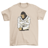 Cool karate gorilla t-shirt