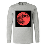 Contemporary Moon Long Sleeve Men's Jersey Tee