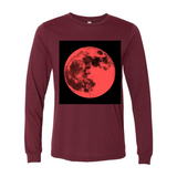 Contemporary Moon Long Sleeve Men's Jersey Tee