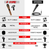 5 Core Microphone Pro Microfono Dynamic Mic XLR Audio Cardiod Vocal Karaoke ND-807 CoppereX