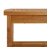 4 Piece Patio Lounge Set Solid Acacia Wood