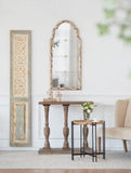 14" x 78.5" Large Wooden Rectangle Hanging Panel, Decorative Wall Sculpture, Carved Wall Art