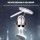 Kid Astronaut LED Luminous Flight Machine; Electronic Infrared Induction Aircraft Remote Control Toys; Magic Sensing RC Helicopter