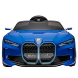 Licensed BMW I4,12v Kids ride on car 2.4G W/Parents Remote Control,electric car for kids,Three speed adjustable,Power display, USB,MP3 ,Bluetooth,LED light,Two-point safety belt,story