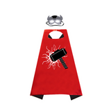 Newest Superhero Kids Capes and Masks Spiderman Costume Double Cape Superhero Kids Cosplay 3-12 Year Old Boy Halloween Gift