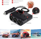 Car coffee pot heating power supply 1 + 3, USB1 + 3 fast charger