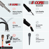 5 Core Microphone Pro Microfono Dynamic Mic XLR Audio Cardiod Vocal Karaoke ND-807 CoppereX