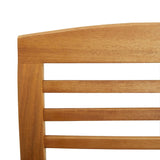 4 Piece Patio Lounge Set Solid Acacia Wood