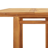 Bistro Table 29.5"x29.5"x43.3" Solid Wood Acacia