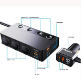 Car refrigerator charging power supply, car mobile phone fast charger, 1 + 3 car cigarette lighter