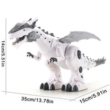 New Lighting Electric Smart Dinosaur Toy; Children Sound Lighting Tyrannosaurus Rex Simulation Animal Mechanical Walking Dinosaur For New Year Gift; Christmas Halloween Gift