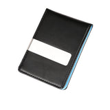 Unisex PU Leather Wallet RFID Blocking Slim Bifold Credit Card Holder with Money Clip