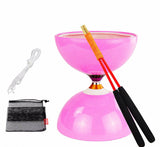 DSJUGGLING Fiberglass Diablo Sticks, Chinese Yoyo Diabolo Handsticks with Pro Slide diabolo String Set