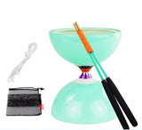 DSJUGGLING Fiberglass Diablo Sticks, Chinese Yoyo Diabolo Handsticks with Pro Slide diabolo String Set