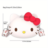 3D Cartoon Silicone Strap Shoulder Bag Purse For Kids